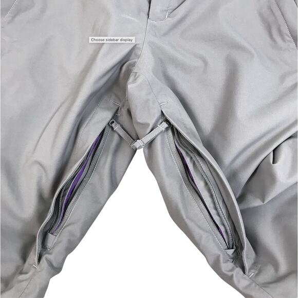 THE NORTH FACE HyVent Ski Snowboard Pant Women 8 Gray Waterproof Insulated Grey - Picture 7 of 14